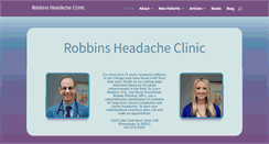 Desktop Screenshot of chicagoheadacheclinic.com