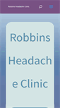 Mobile Screenshot of chicagoheadacheclinic.com